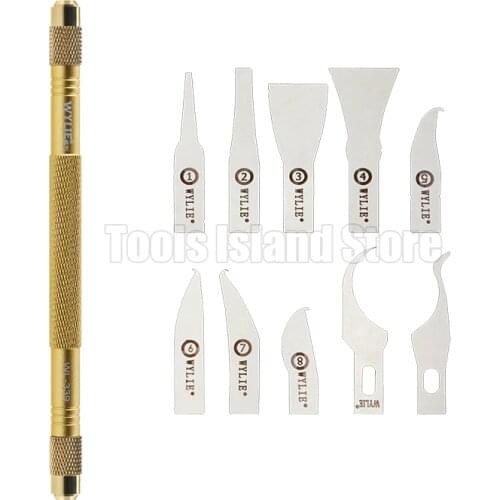 WL-368 High toughness IC Chip BGA motherboard Hard disk PCB Circuit board Repair knife Curved thin blade