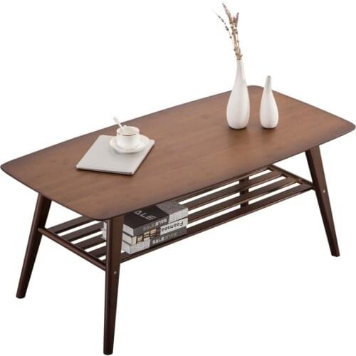 Japanese-style coffee table small apartment low table living room Nan bamboo Nordic coffee table simple household tea table