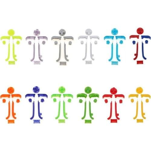 10 set a lot Multi-Color Buttons Keypads L R A B Buttons For Gameboy Advance Buttons Frame For GBA D Pads Power ON OFF Buttons