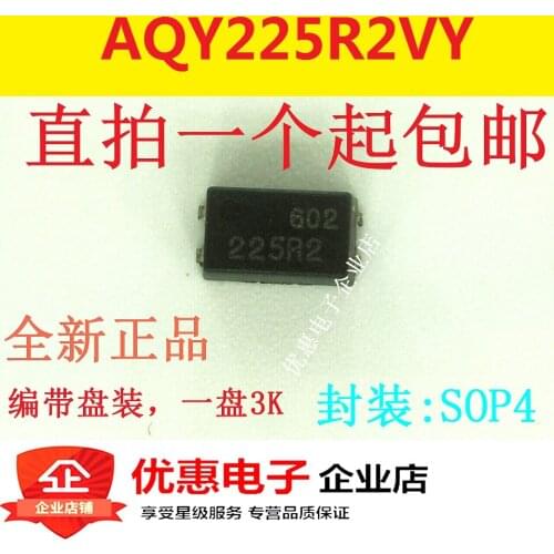 10PCS Patch AQY225 AQY225R2Y 225R2 SSOP-4