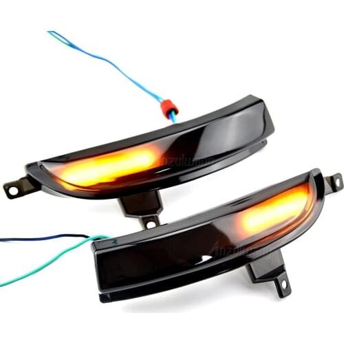2Pcs Turn Signal Lights For Renault Koleos von 10/2011- 2017 Car LED Dynamic Rearview Mirror Side Mirror Blinker Indicator