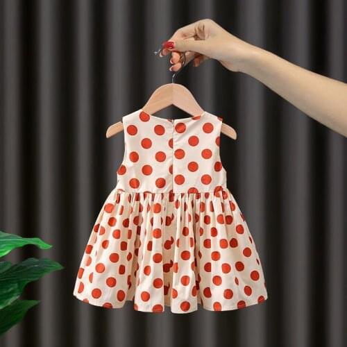 2021 Toddler Kids Girls Summer Dress And Outfits Baby Girls Cute Clothes Princess Bowknot Childrens Dress 1 2 3 4 5 Years