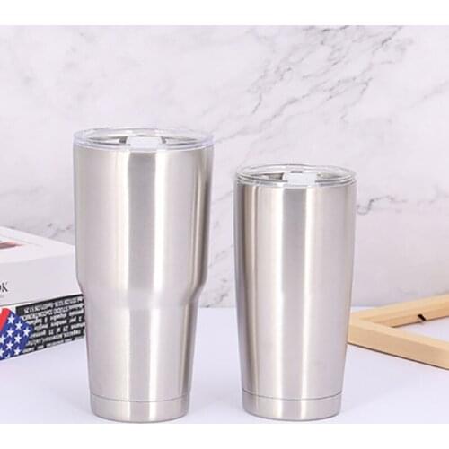 304 Stainless Steel Vacuum Flask Large Capacity Portable Cold Ice Mug Simple Coffee Cup Car Water Bottle