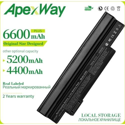 Apexway Laptop Battery for Acer Aspire One 532h 533 AO533 UM09G31 UM09G41 UM09G51 UM09H31 UM09H36 UM09H41 UM09H56 UM09H70