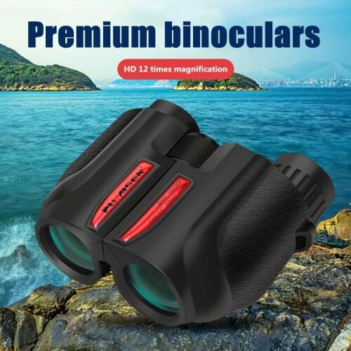 Hot sale 12x25 binoculars, high quality outdoor low light night vision binoculars, pocket high power HD binoculars