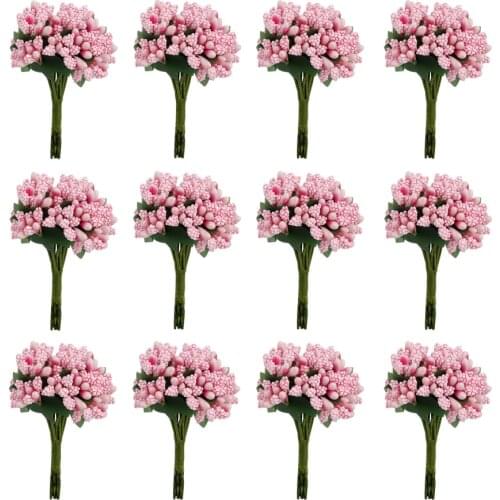 Diy Gift Present Wedding Pom Poms DIY Fake Plastic Gifts Artificial 144pcs Plastic Pompon Wedding Decor Christmas Accessories