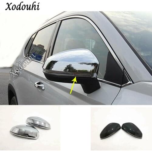 For Volkswagen VW T-cross Tcross 2018 2019 2020 2021 Styling Eyebrow Stick Rear View Rearview Side Glass Mirror Cover Trim Frame