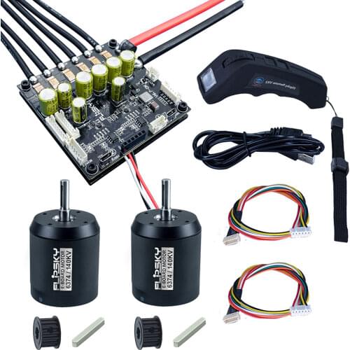 Electric Skateboard DIY Kits Group D7 DC Motor VESC VX2 Pro Remote Anti Spark Switch Electric Bike Motor ESC Speed Controller