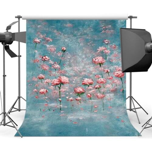 Mehofoto Newborn Flower Backdrop Photography Old Master Background for Photo Studio Customize ZH-265
