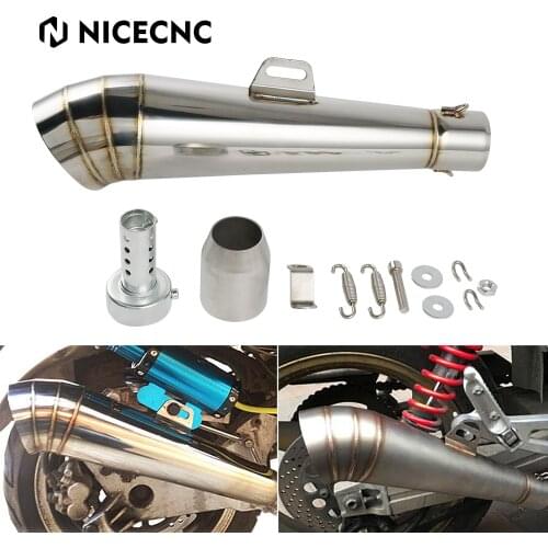 38-51mm GY6 GP Exhaust Muffler Pipe For Honda CBR 600RR 1000RR for Yamaha MT09 MT03 MT07 MT 07 09 For Kawasaki Z1000 Z750 Z800