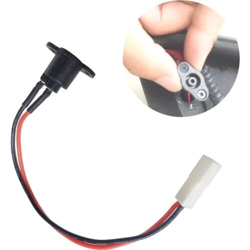 Battery Power Charger Interface Cap Plug Charging Port Cable with Waterproof Cover for Xiaomi Mijia Pro/Pro2 Electric Scooter