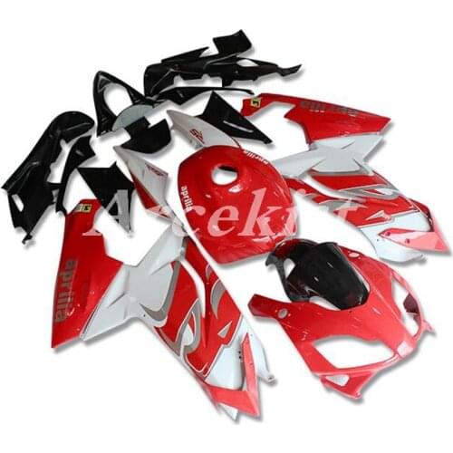 New ABS Fairings Kit Fit for Aprilia RS4 RS125 2006 2007 2008 2009 2010 2011 06 07 08 09 10 11 Bodywork set red white