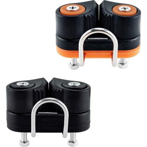 Set of 2 Boat Sailboat Cam Cleat Fast Entry for 3-12mm Rope Ball Bearing