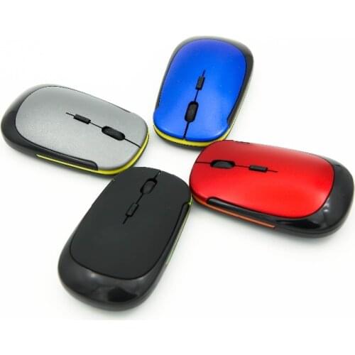 New U-Shaped Slim Wireless Mouse USB 2.4G Optical Mice 10M Working Distance Mouses for Laptop/Desktop Ergonomically design