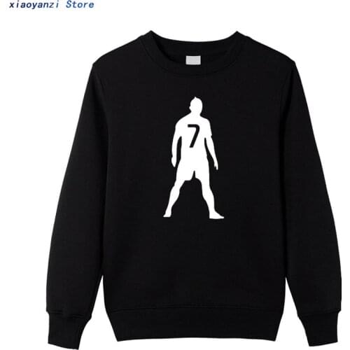 2020 New Arrival Mens Number 7 Footballer sweatshirt Boys Casual cotton men sweatshirts hoodies Streetwear pullovers
