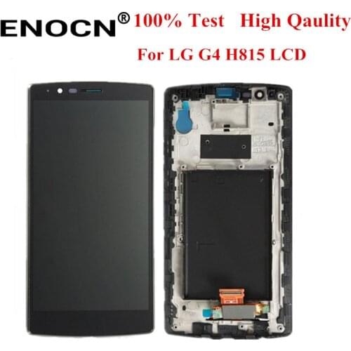 ENOCN ORIGINAL LCD for LG G4 H815 Display Touch Screen Digitizer withFrame H810 H811 Dual H818 LCD Replacement