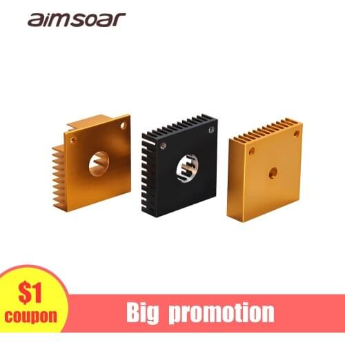MK7 MK8 Heat Sink 3D Printer Parts Cooler Aluminium Radiator Heat Sink 40*40*11mm For Makerbot MK7/MK8 Extruder