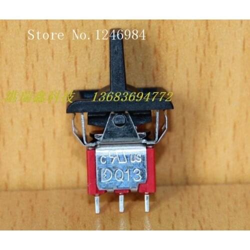 [SA]P14 trigger single tripod double reset black handle small toggle switch toggle switch Q13 Taiwan Deli Wei 3MS4--50pcs/lot