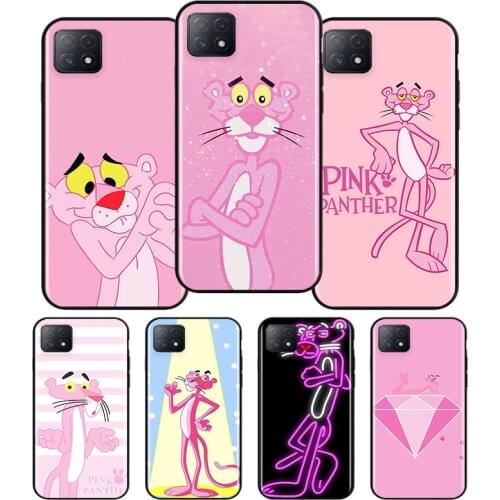 Cute Pink Leopard Silicone For OPPO AX7 A1K A94 A93 A92S A73 A72 A53S A52 A32 A31 A12E A11X A9 A5 2020 Soft Phone Case