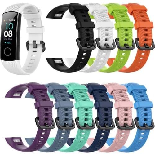 Silicone Smart Band Bracelet Strap for Huawei Honor Band 4 Running Smart Wristband band strap bracelet wrist strap belt correa