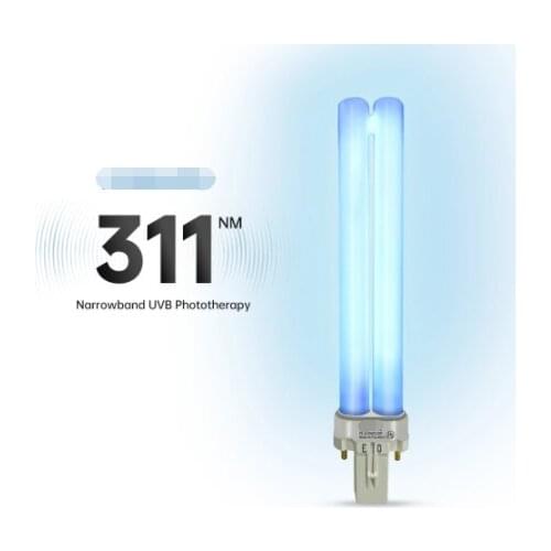 For PHILIPS 311NM Ultraviolet Phototherapy Lamp Tube UV Light Bulb UVB Lamp PL-S 9W/01/2P NB UVB 311nm Suitable