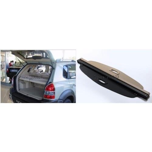 For HYUNDAI Tucson 2006-2013 Rear Trunk Security Shield Cargo Cover High Qualit Auto Accessories Black Beige