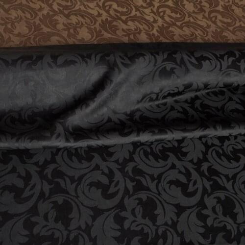 Phoenix Jacquard Pure Black Cloud Fabric Heavy Crowfoot Silk Mulberry