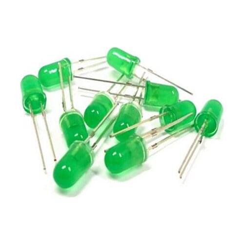 1000pcs 5mm LED Green Light Emitting Diode