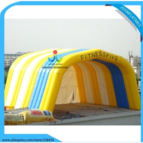 10X10X6M or Customize PVC Inflatable Tunnel/Cube Tent Inflatable Stage Tents For Large Outdoor Events