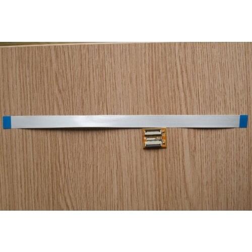 24-pin 5 X FFC FPC extend Cable line HDD Ribbon 0.5mm 20CM+connector Pitch ZIF Adapter