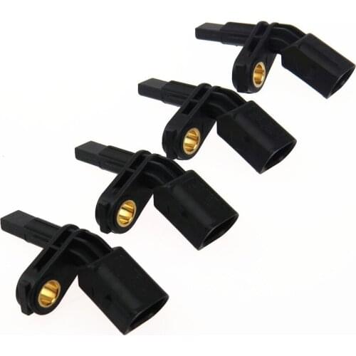 4Pcs ABS Speed Sensor Left front WHT003857 For A3 S3 Q3 TT Passat B6 B7 Golf 5 MK5 6 MK6 Eos Jetta Seat Leon Toledo WHT 003 857