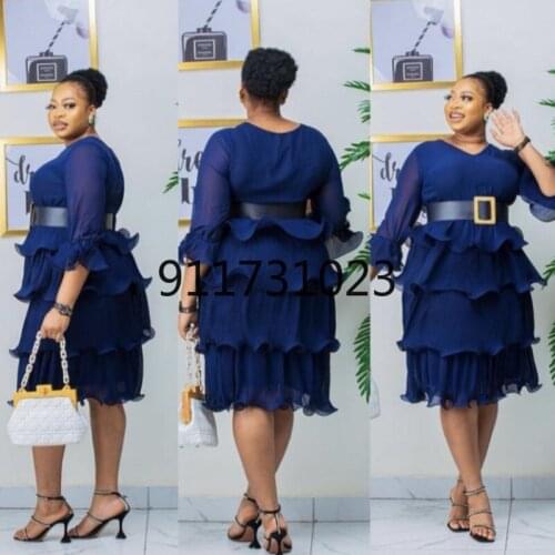 African Dresses for Women Summer 2021 New African Women Polyester White Purple Plus Size Dress African Clothes for Women