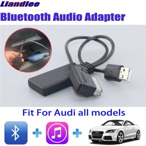 Liandlee Car Bluetooth Kit For Audi A1/A3/A4/A5/A6/A7/A8 AMI MMI USB BT Music Adapte Digital Wireless Decoder Plug & Play