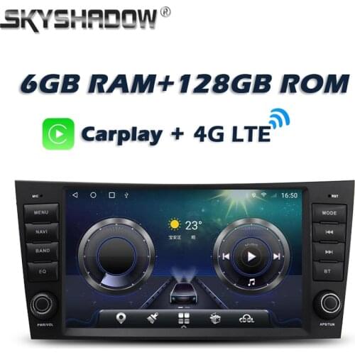 Carplay 8" IPS DSP Android 10.0 6GB+128GB Car DVD Player GPS WIFI Bluetooth 5.0 RDS Radio For Benz W211 W463 W219 W209 2004-2011