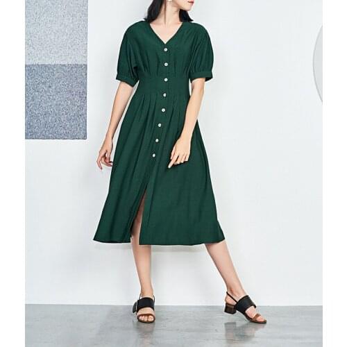 Cakucool Green Summer Dresses
