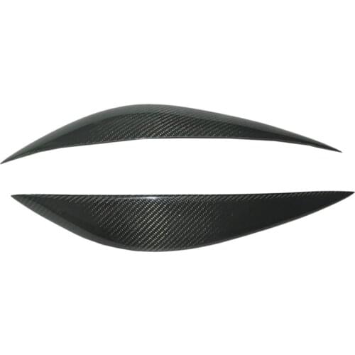 For Mercedes-Benz W204 Carbon Fiber Lamp Eyebrow Mercedes-Benz C200 C300 C350 C280 C180 C260 Lamp Eyebrow