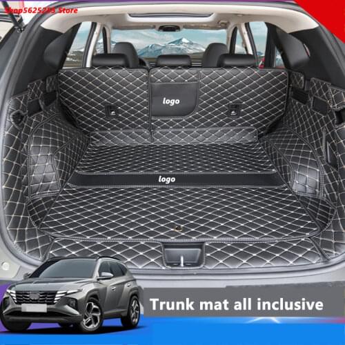 Trunk Mat For Hyundai Tucson NX4 2021 2022 Accessories Waterproof Full Encirclement Trunk Pat Protection