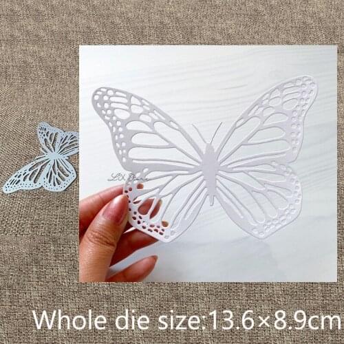 XLDesign Craft Metal Cutting Dies stencil mold Monarch Butterfly decoration scrapbook Album Paper Card Craft Embossing die cuts