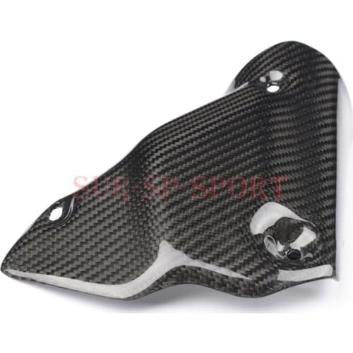 Exhaust Heat Cover For Ducati 848 1098 1198 Full Carbon Fiber 100% Twill