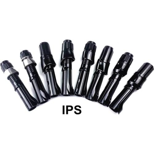 NooNRoo IPS #16 Reel Seat Bright Black Color DIY Reel Seat Repair fishing Rod Components 2PCS