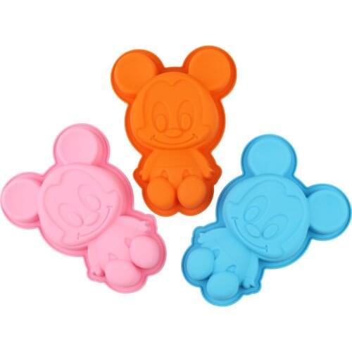 Silicone Cake Mold Bakeware Lovely 3D Cartoons Baking Tools For Cake Resin Candy Pudding Jelly Sweety DIY Homemade Kitchen Set