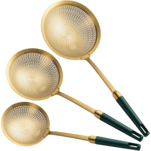 Strainer Sifter Food Colander Fried Food Long Handle Kitchen Accessories