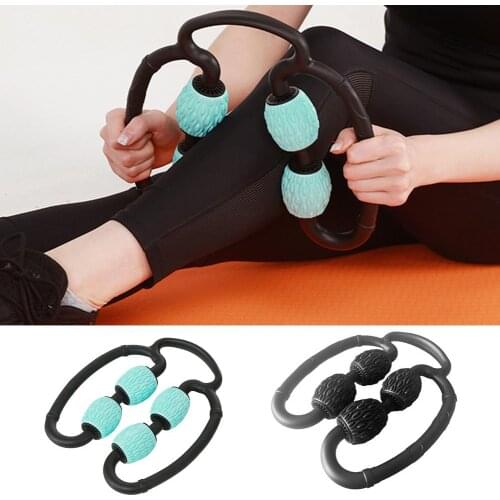 Yoga Leg Clamp Muscle Relaxer Calf Ring Weight Loss Artifact Beauty Leg Waist Products Portable Fitness Trainer Roller Massager