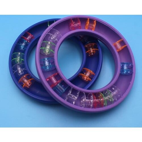 1 Piece Silicone Bobbin Storage Box Rubber Ring Sewing Machine Bobbin Storage Tool Small Bobbin Organizing Tool