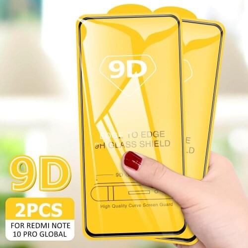2PCS Tempered Glass For Xiaomi Redmi Note 10 9 8 Pro Max Global 4G 5G 10S 9S 8T 9D Screenr Glass For Xiaomi Redmi Note 7 6 5 Pro