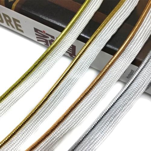 3Meters Glittery Shiny Braided Gold Silver Wire Cord Trim DIY Pillow Cushion Sofa Trim Upholstery Edging Curtain Sewing