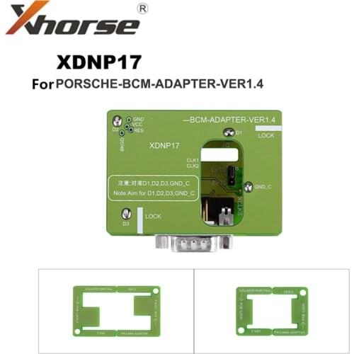 Xhorse XDNP17CH Solder Free Adapter for Porsche BCM works with Mini Prog Key Tool Plus