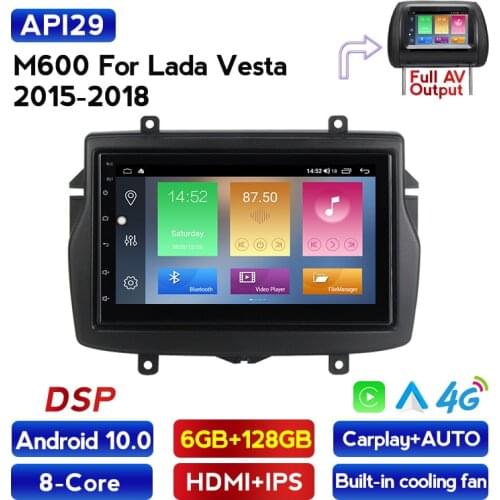HD Car Player GPS Navigation For LADA Vesta Cross 2015-2018 android 10 Car Radio Multimedia Player GPS Navi dsp dvd Carplay AUTO