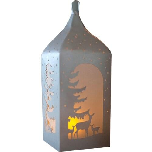 MISS VINTAGE Christmas Lantern Metal Cutting Dies Stencil For DIY Scrapbooking Embossing Paper Card Making Craft Dies Cut