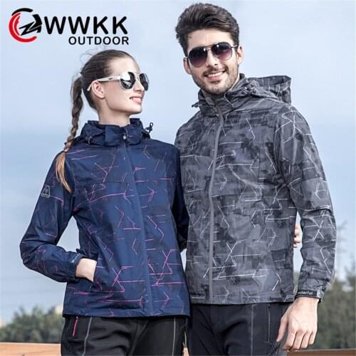 Mens Climbing Trekking Windbreaker Fishing Waterproof Jackets Outdoor Women Hiking Jackets Autumn Spring Male Breathable Sports